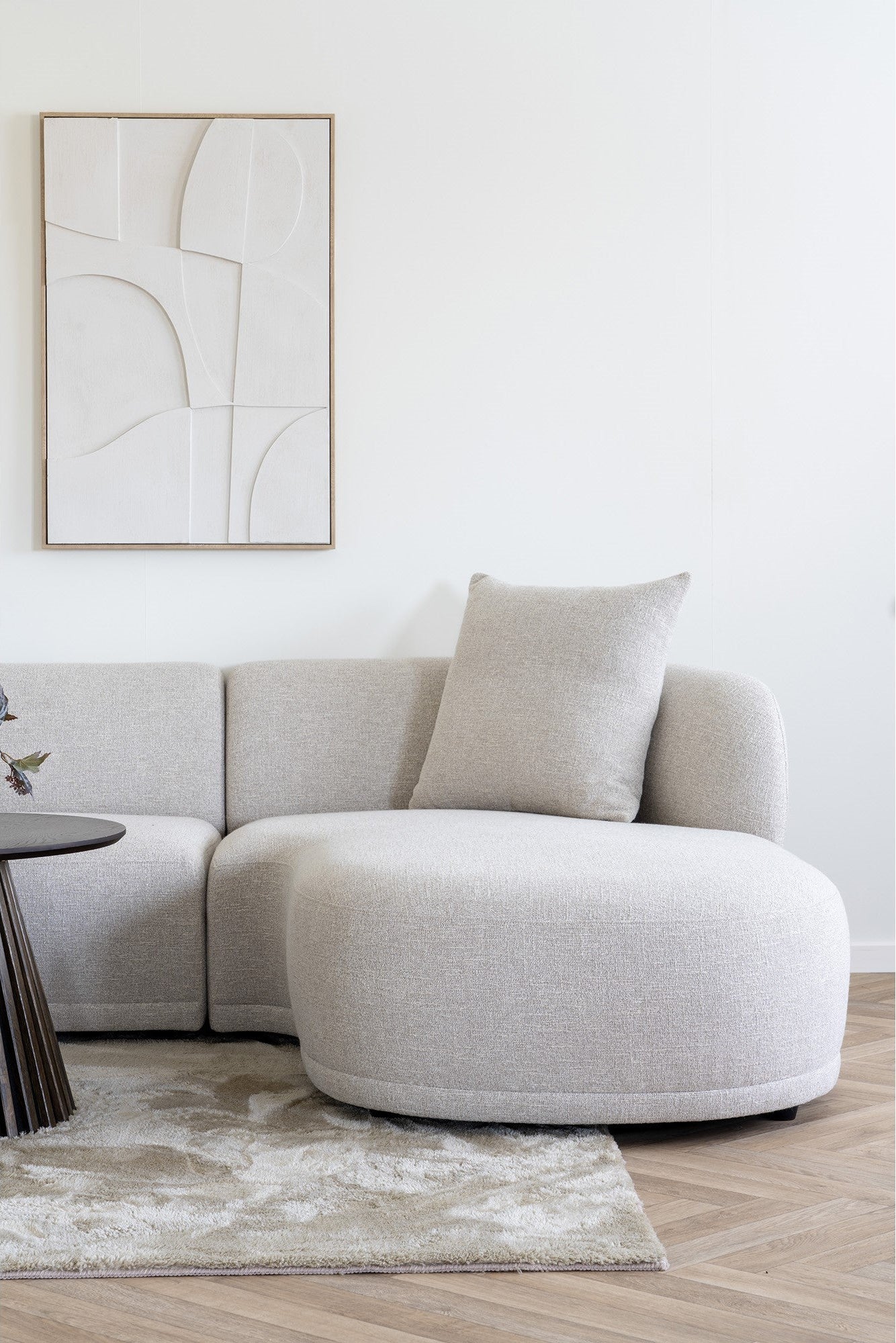 Kingston Lounge-soffa – Natur (Höger)