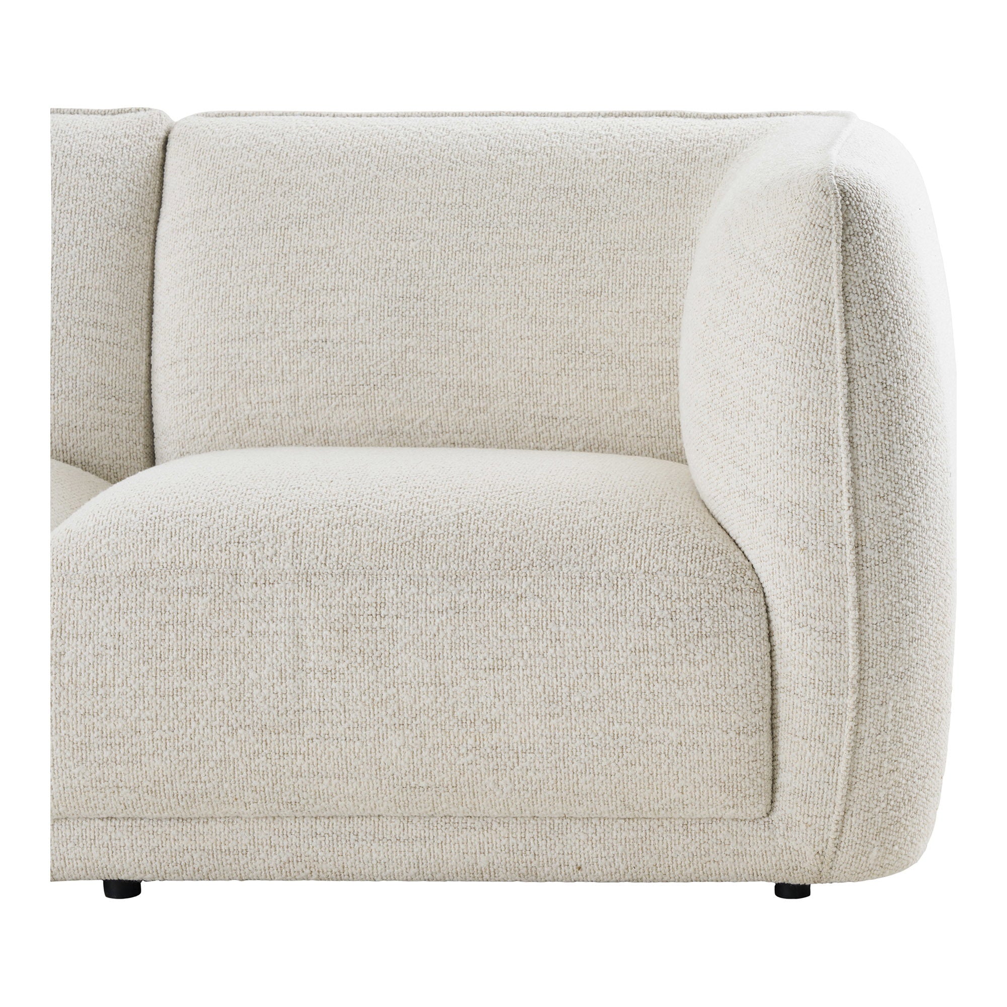 Noor Lounge Soffa – Off-white (Vänsterdivan)