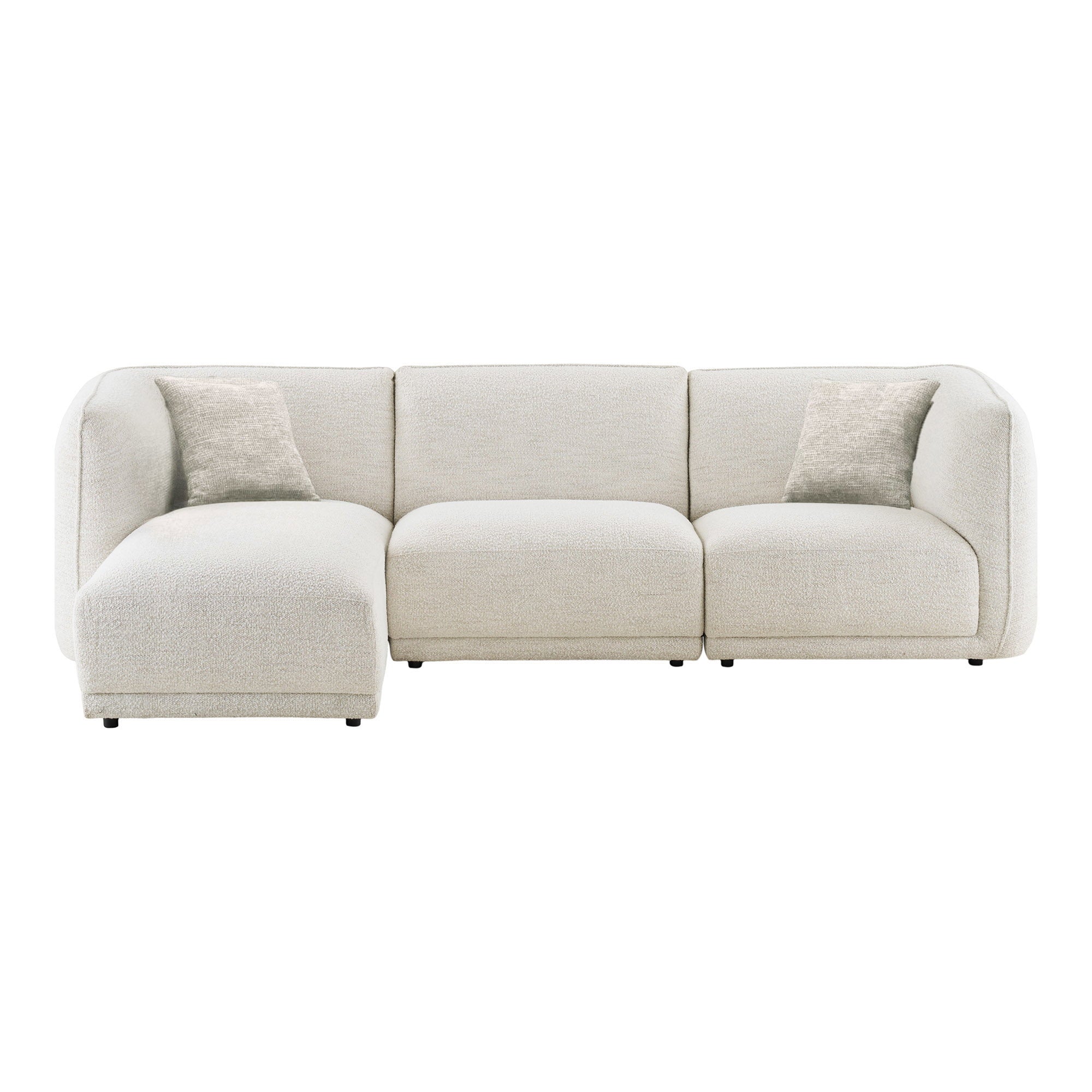 Noor Lounge Soffa – Off-white (Vänsterdivan)
