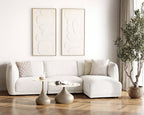 Noor Lounge Soffa – Off-white (Högerdivan)