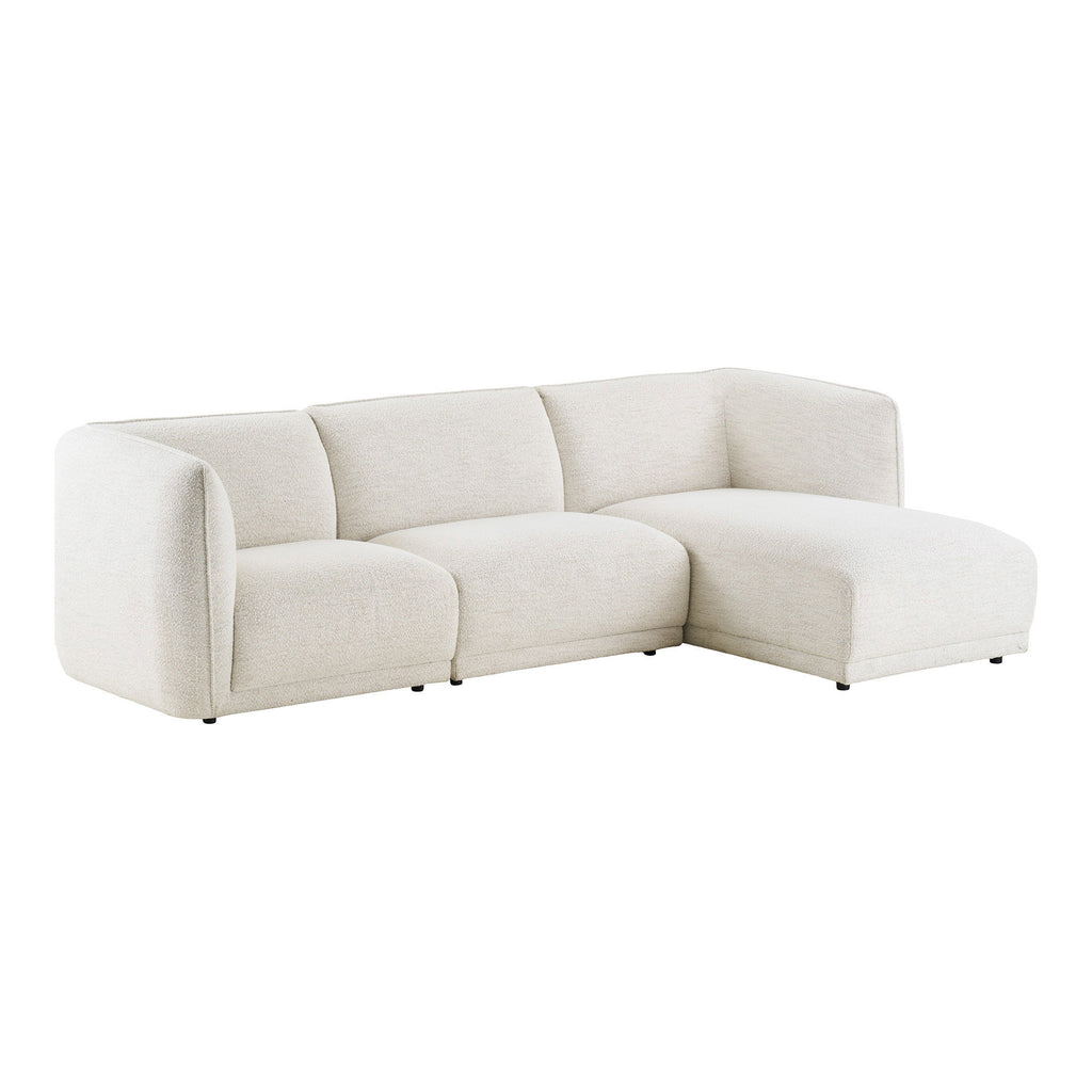 Noor Lounge Soffa – Off-white (Högerdivan)