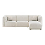 Noor Lounge Soffa – Off-white (Högerdivan)