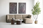 Noor Lounge Soffa i Brun – Högerdivan