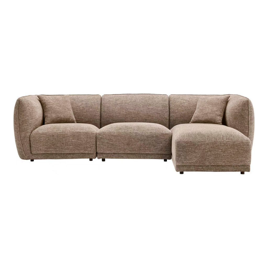 Noor Lounge Soffa i Brun – Högerdivan