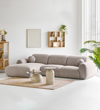 Clyde Lounge-soffa – Stone Grey (Vänster)