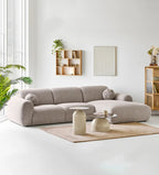 Clyde Lounge-soffa – Stone Grey (Höger)