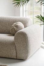 Clyde Lounge-soffa – Stone Grey (Vänster)