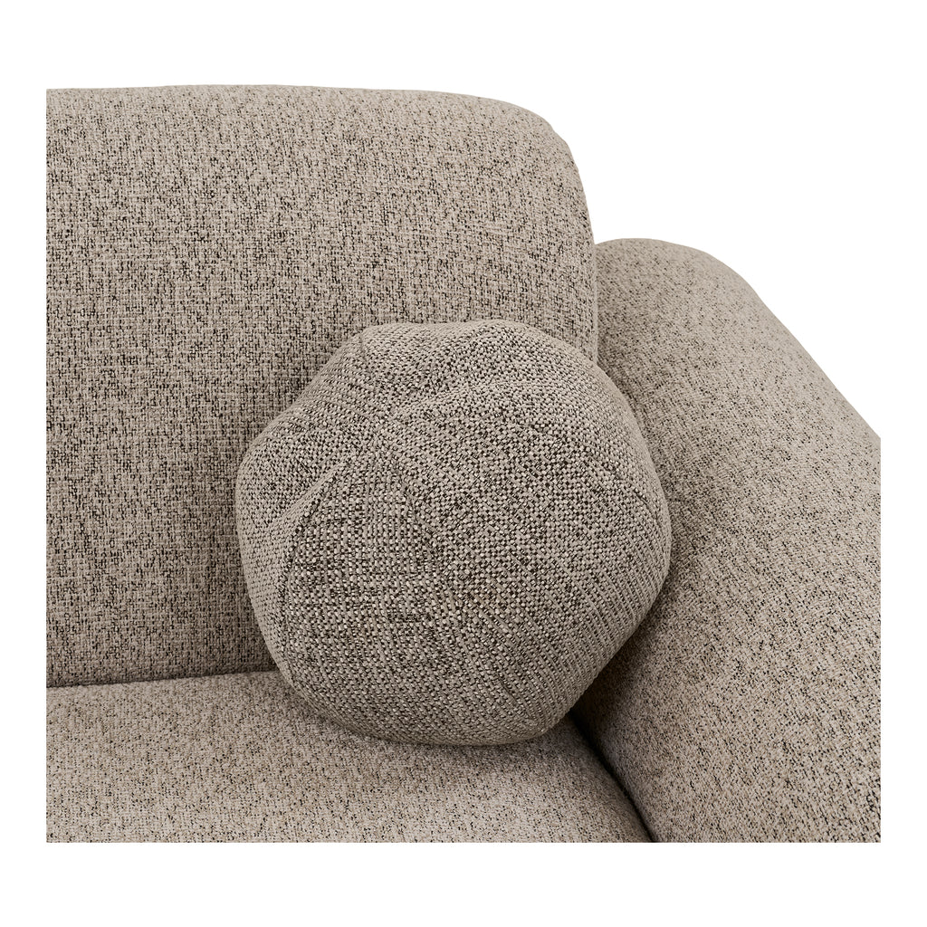 Clyde Lounge-soffa – Stone Grey (Vänster)