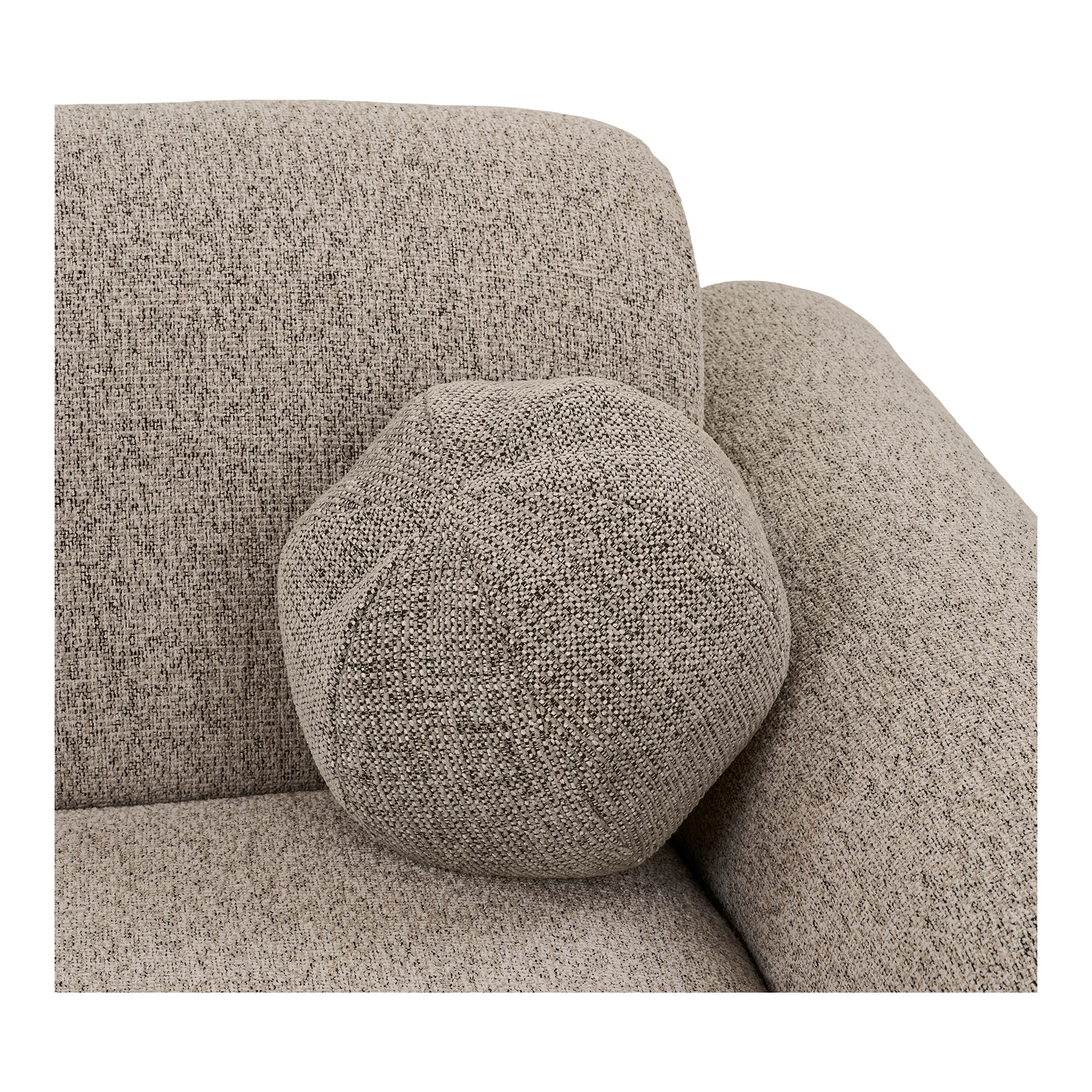 Clyde Lounge-soffa – Stone Grey (Vänster)