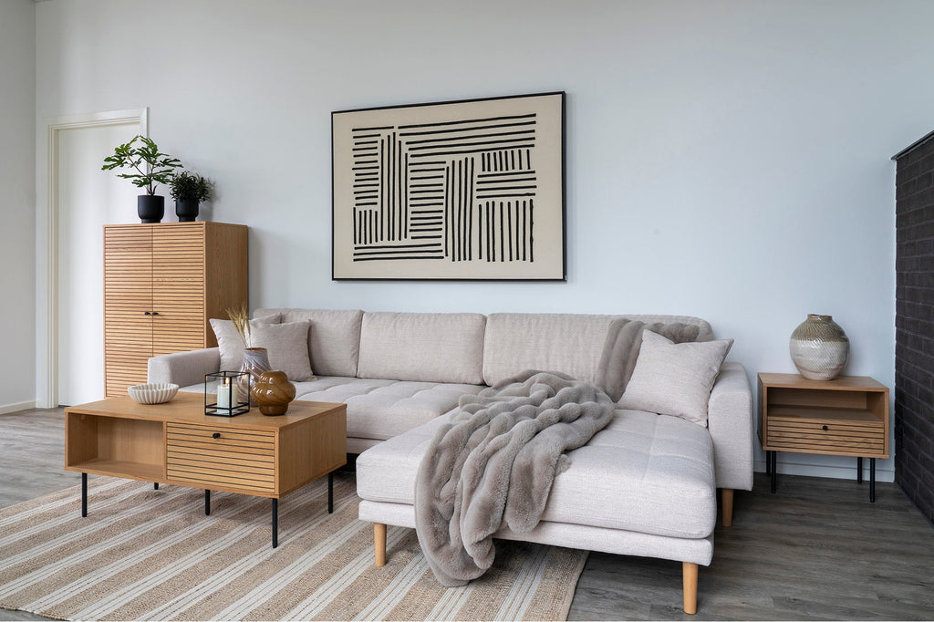 Lido Lounge-soffa – Sand (Höger)