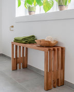 Benidorm Bänk – Natur Teak