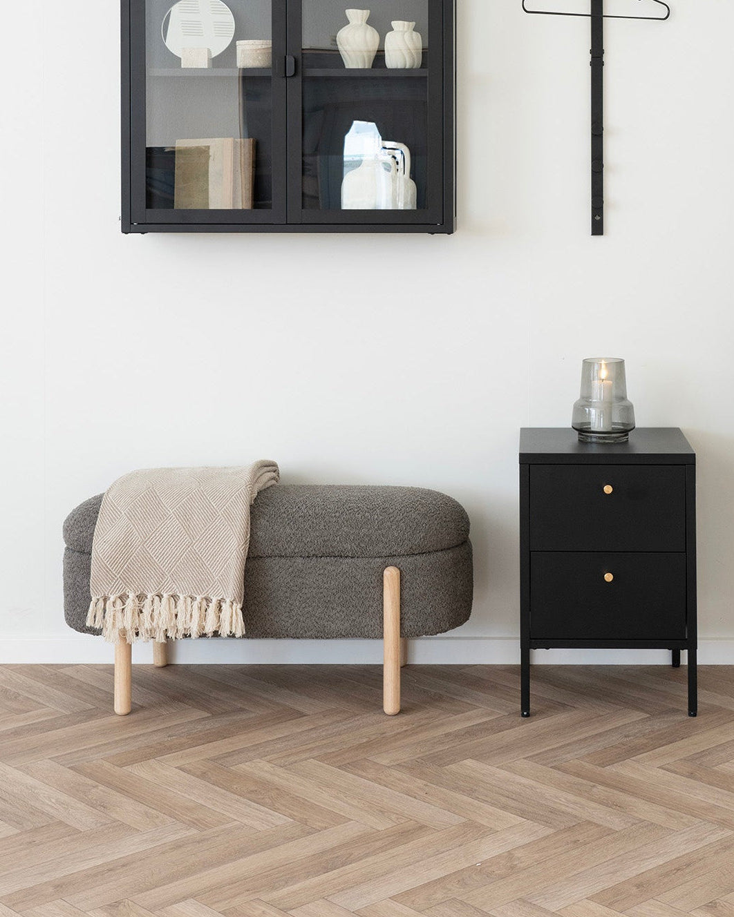 Branca Bänk med Förvaring – Brun / Natur