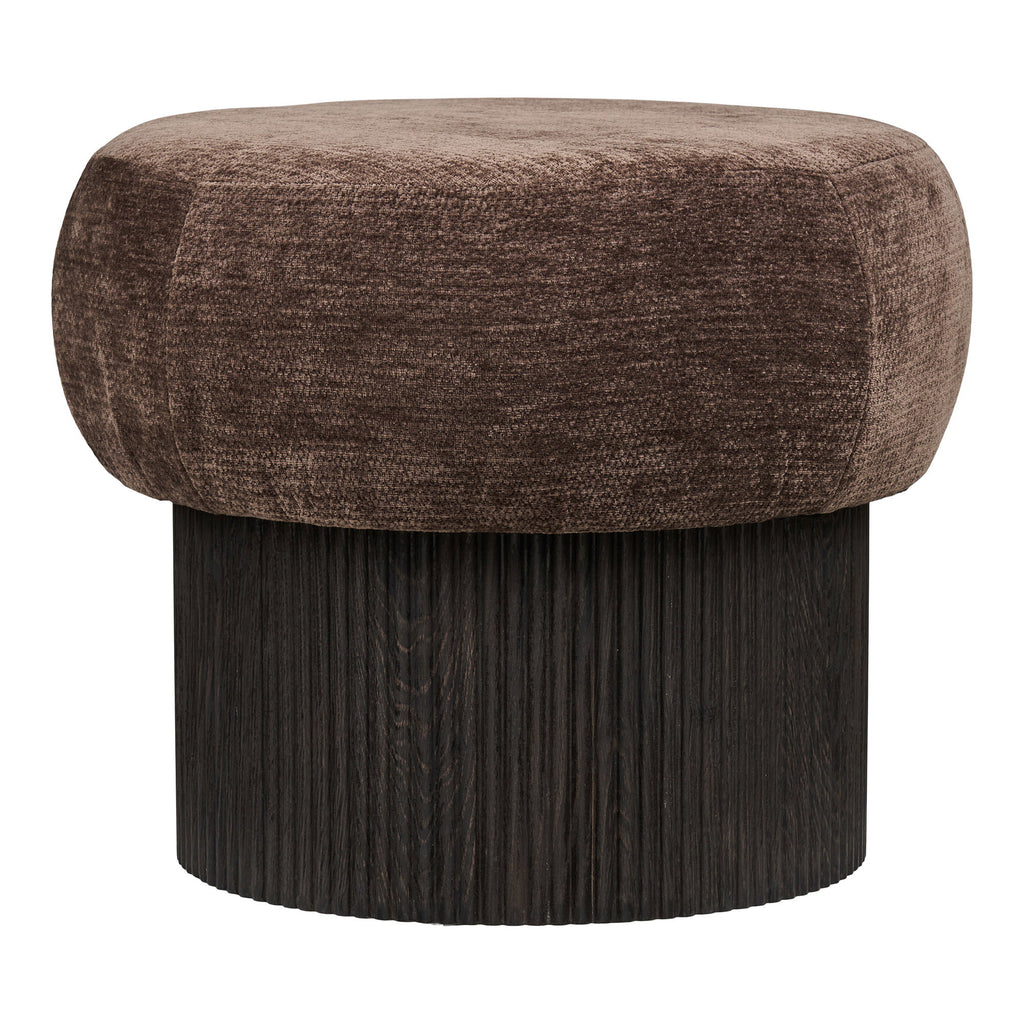 Christchurch Puff – Mörkbrun, Chenille
