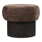Christchurch Puff – Mörkbrun, Chenille