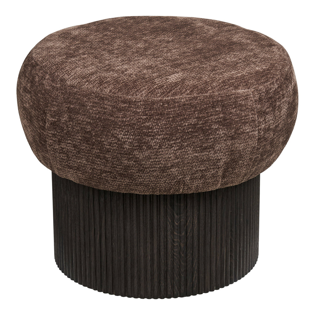 Christchurch Puff – Mörkbrun, Chenille