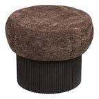 Christchurch Puff – Mörkbrun, Chenille