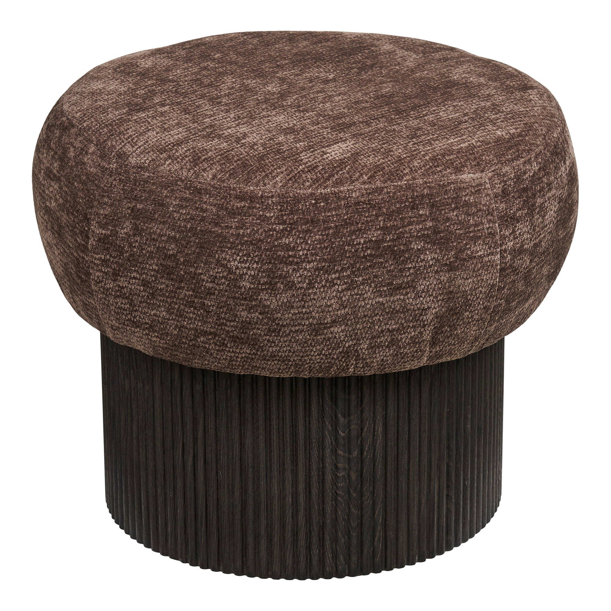 Christchurch Puff – Mörkbrun, Chenille