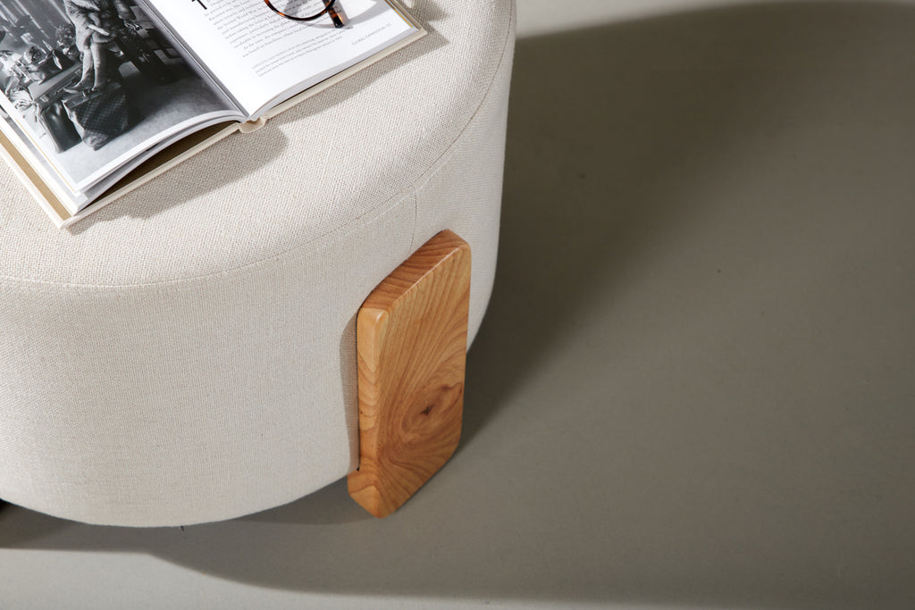 Coffey Ottoman ⌀50 Vit