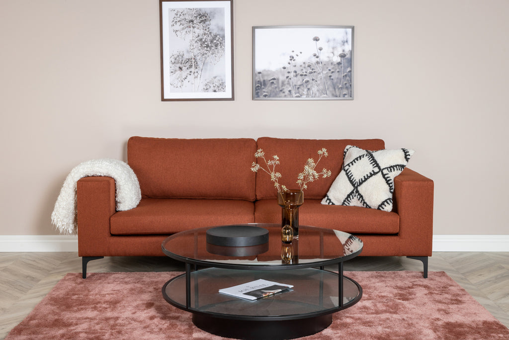 Bolero 3-sits soffa Röd