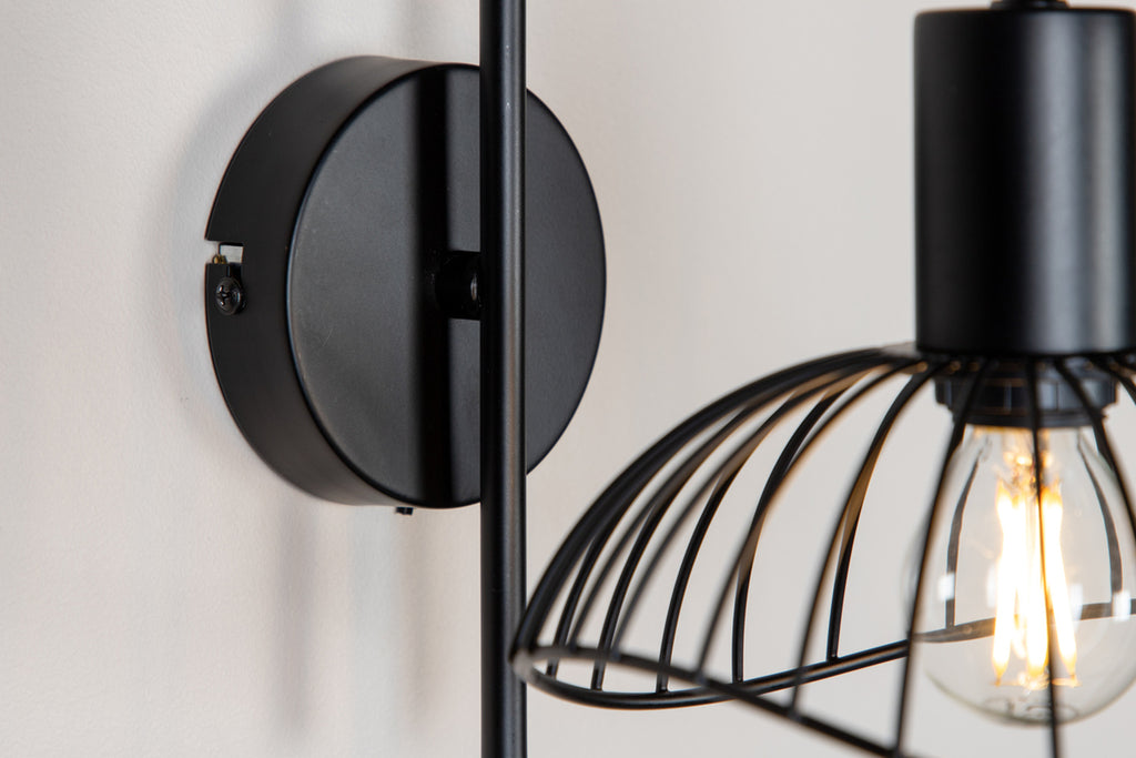 Elsa Vägglampa Svart