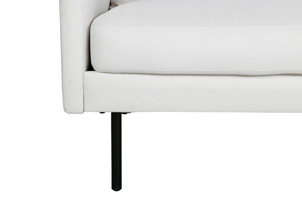 Zoom 2-sits soffa Vit