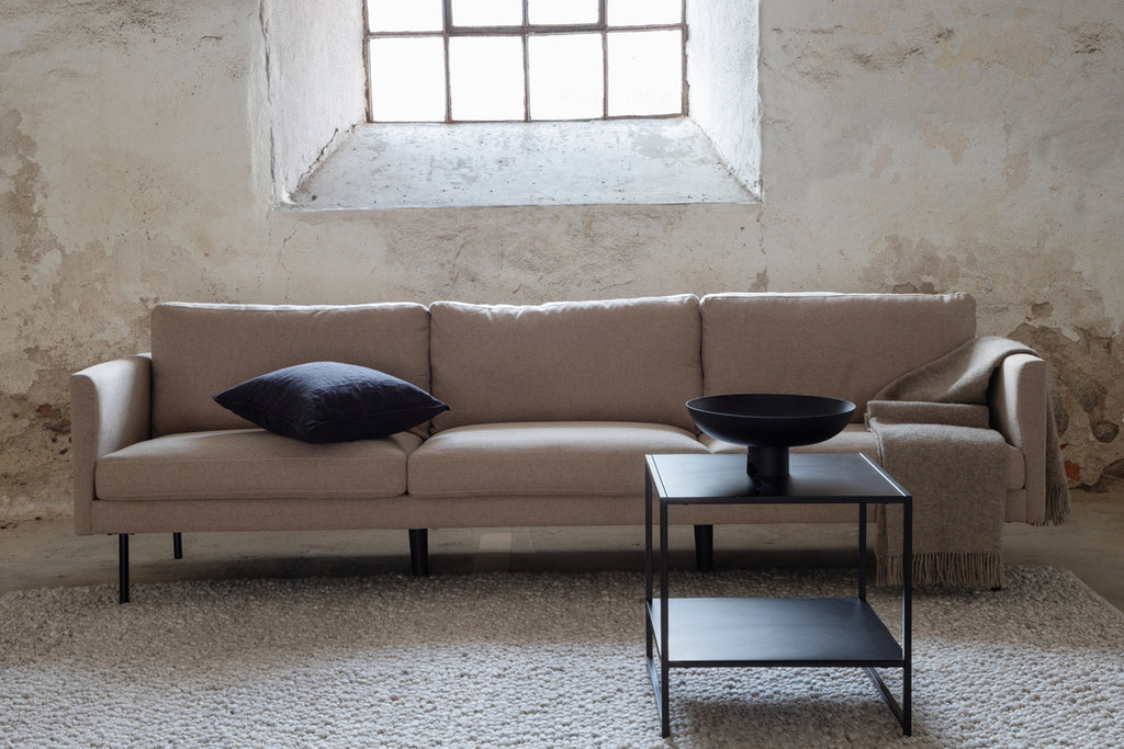 Zoom 3-sits soffa Brun