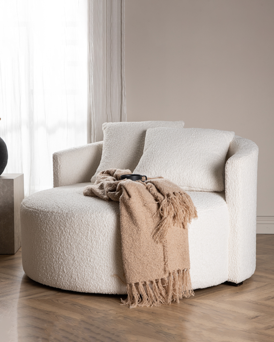 Kelso 2-sits soffa Vit