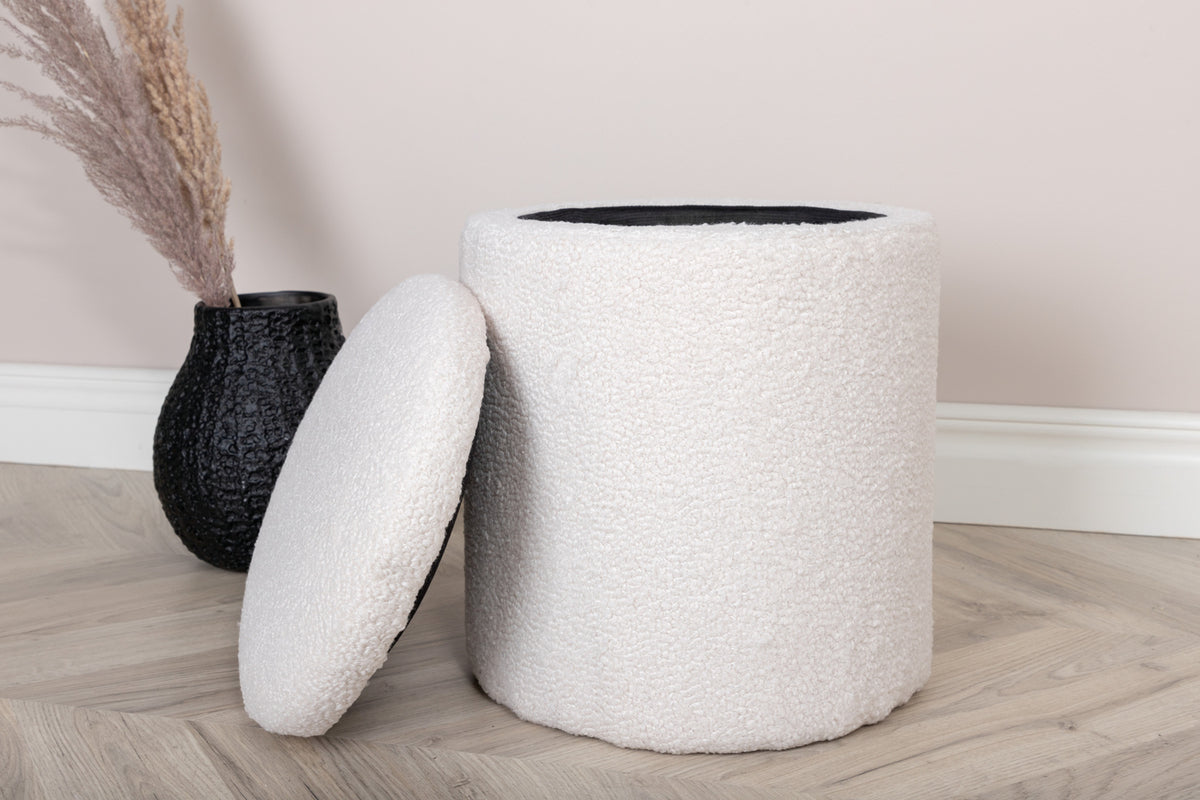 Limpen Puff ⌀32 Vit