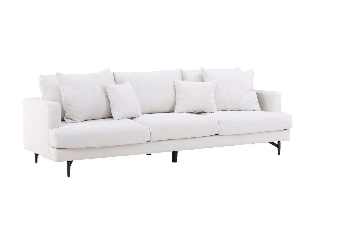 Sofia 3-sitssoffa – Beige Linne