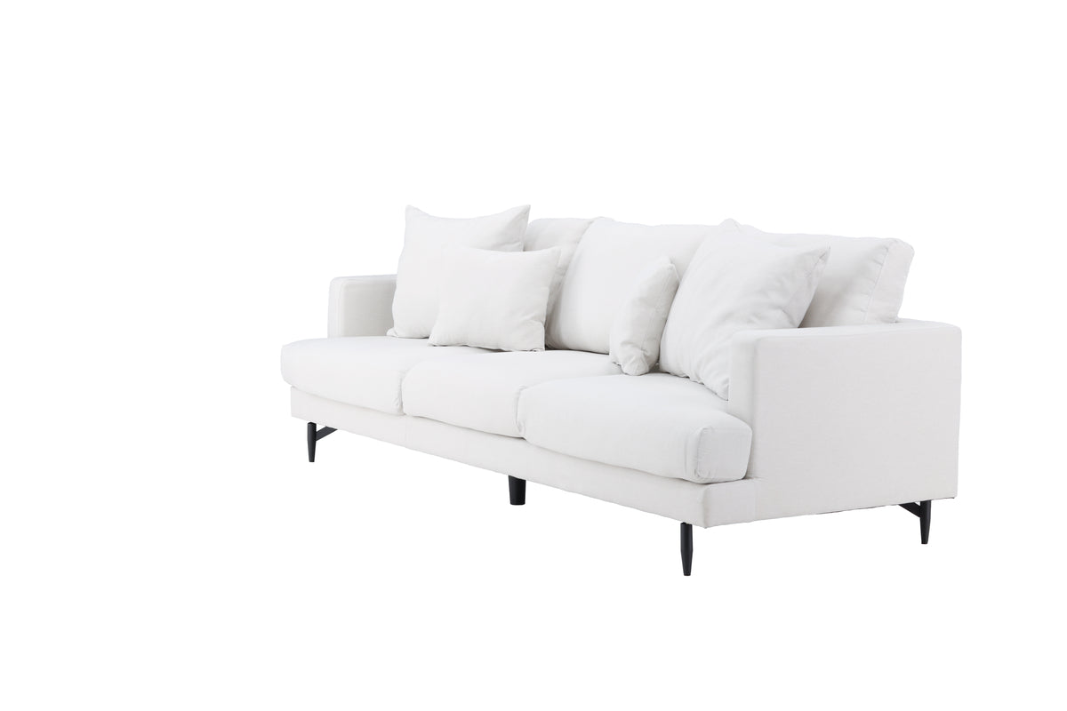 Sofia 3-sitssoffa – Beige Linne