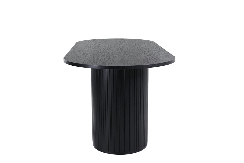 Bianca Ovala Matbord – 200x90 Svart