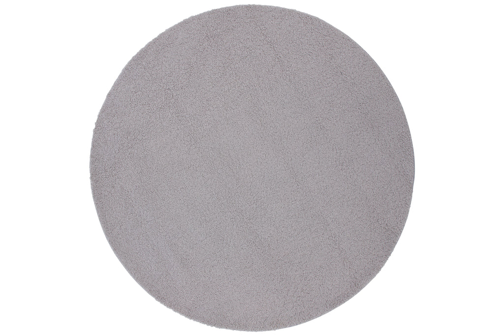 Teddy Runda Mattor ⌀200 Grå