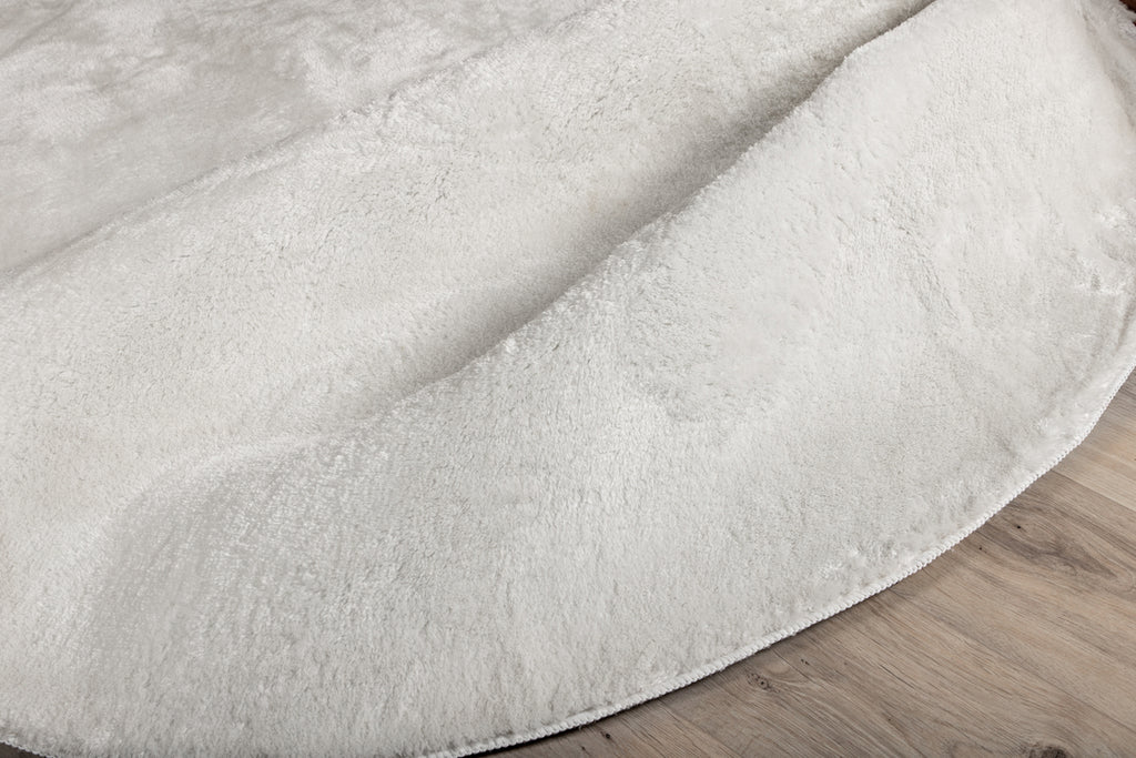 Blanca Runda Mattor ⌀200 Vit