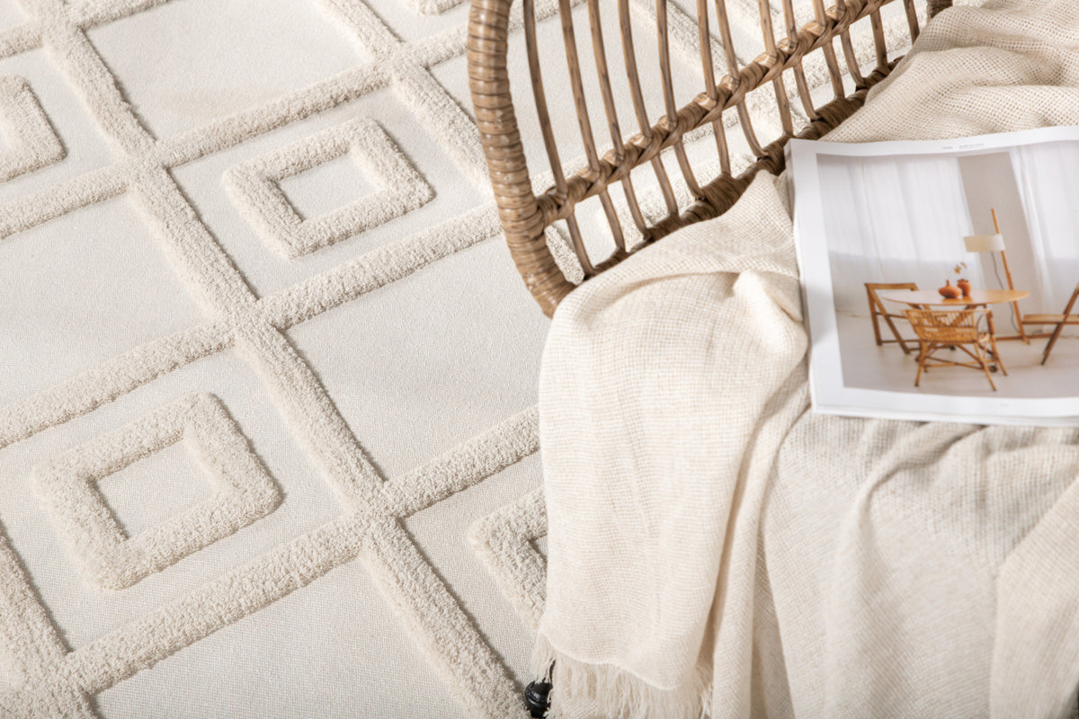 Towa Rektangulära Mattor 230 x 160 Vit