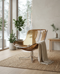 Glossy Loungestol – Brun
