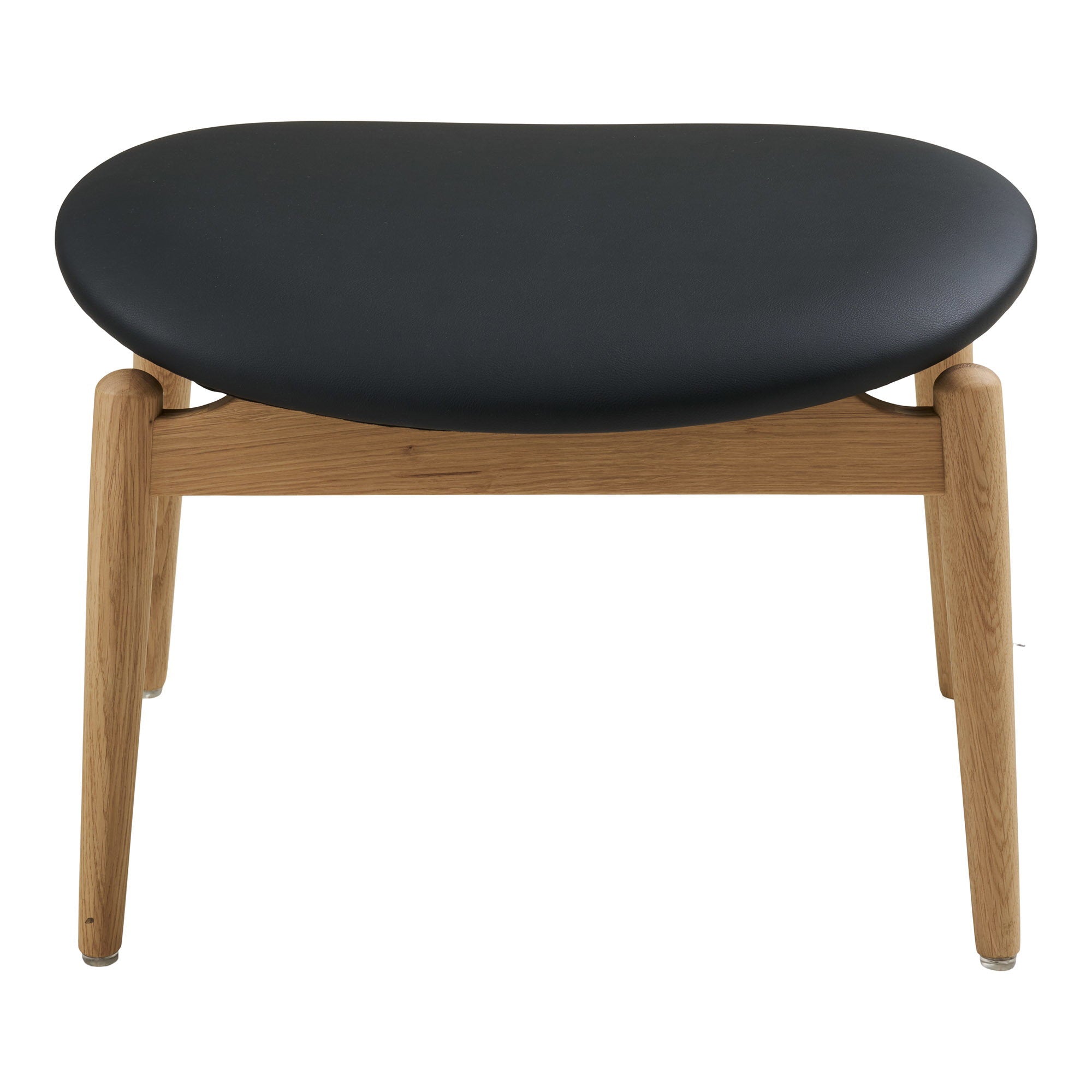 Olvera Fotpall – Natur / Svart