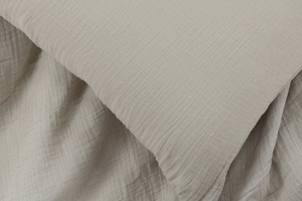 Mila Påslakanset 220 x 240 Ljusgrå