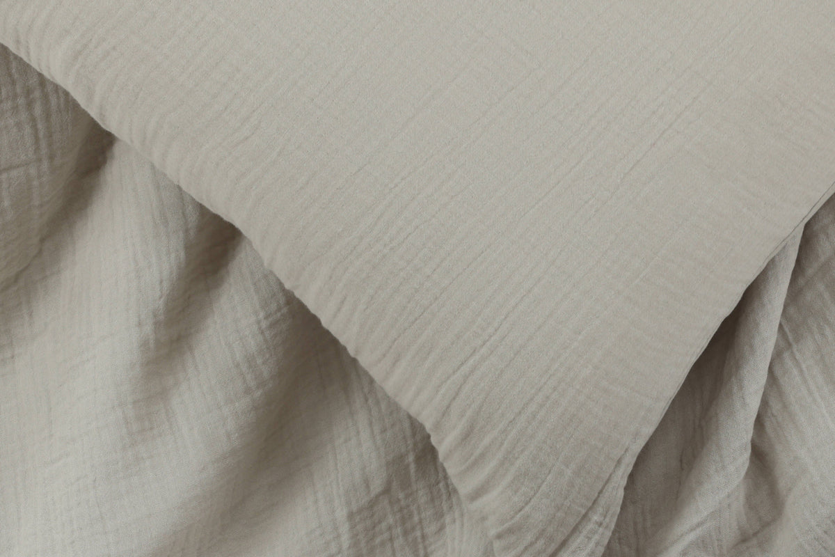 Mila Påslakanset 220 x 240 Ljusgrå