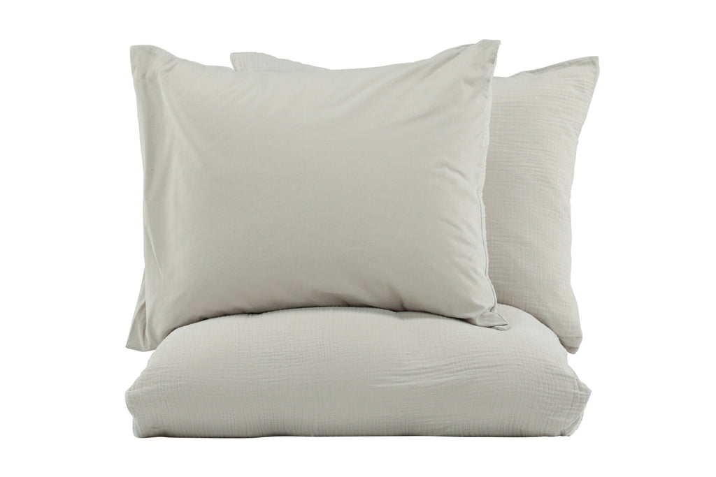 Mila Påslakanset 220 x 240 Ljusgrå