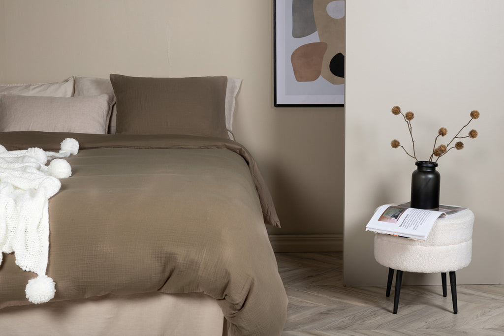 Mila Påslakanset 200 x 150 Brun