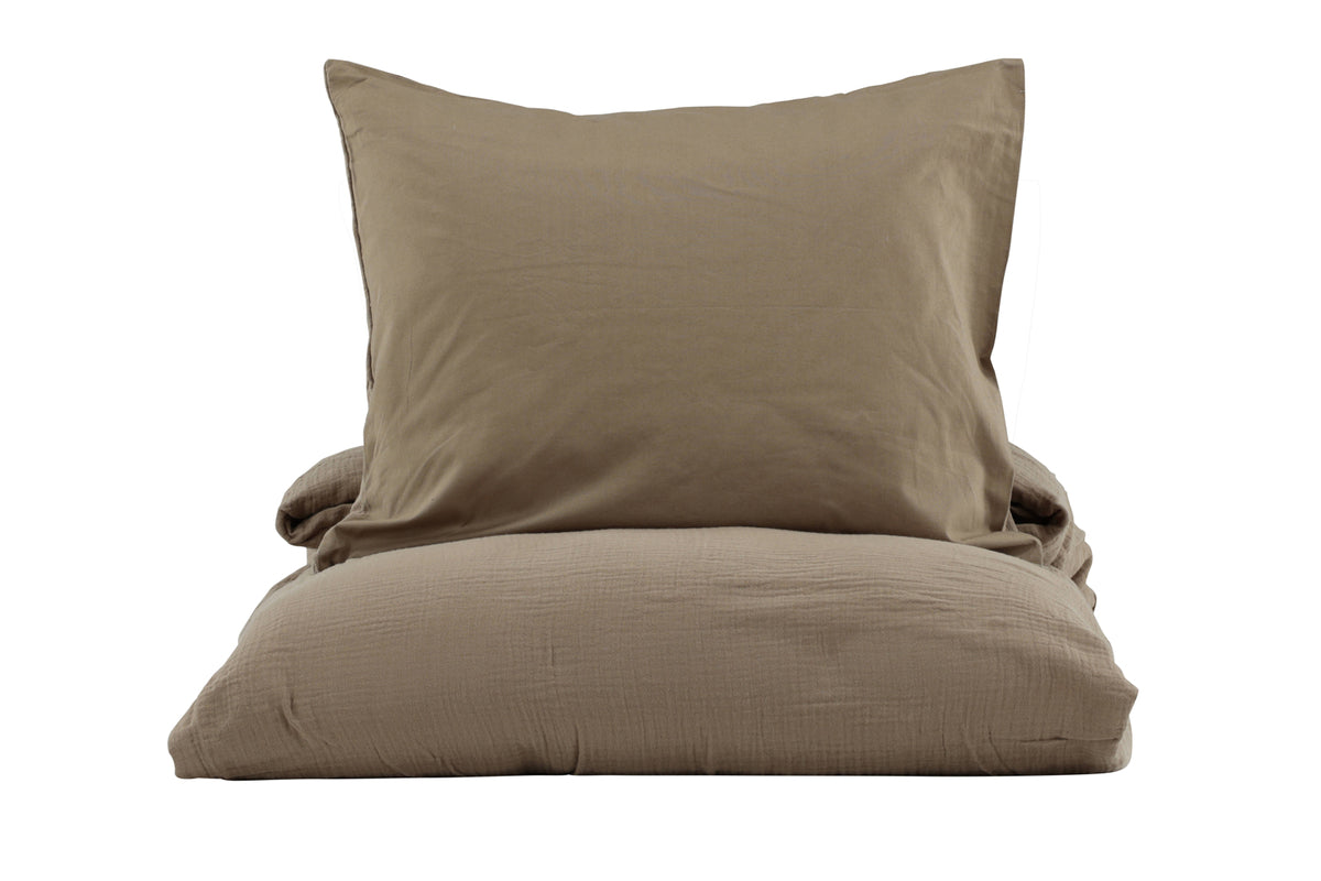 Mila Påslakanset 200 x 150 Brun