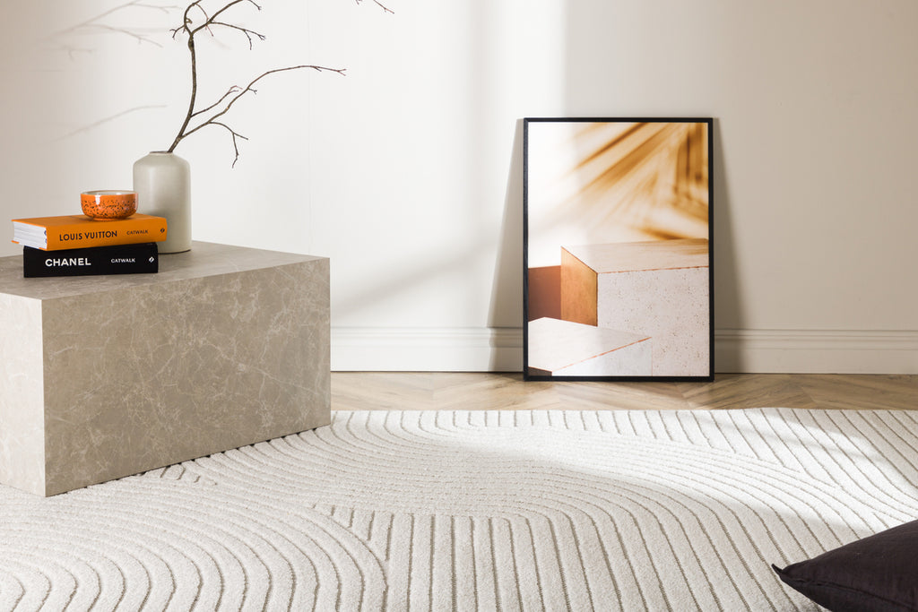 Vince Rektangulära Mattor 230 x 160 Vit