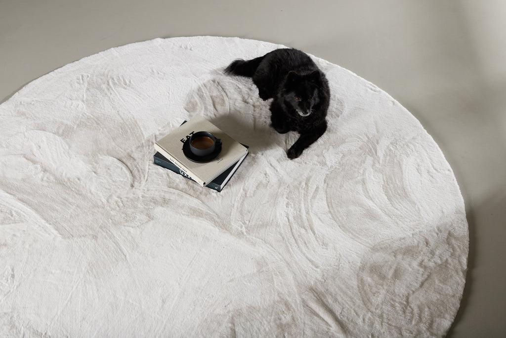 Nina Runda Mattor ⌀200 Vit