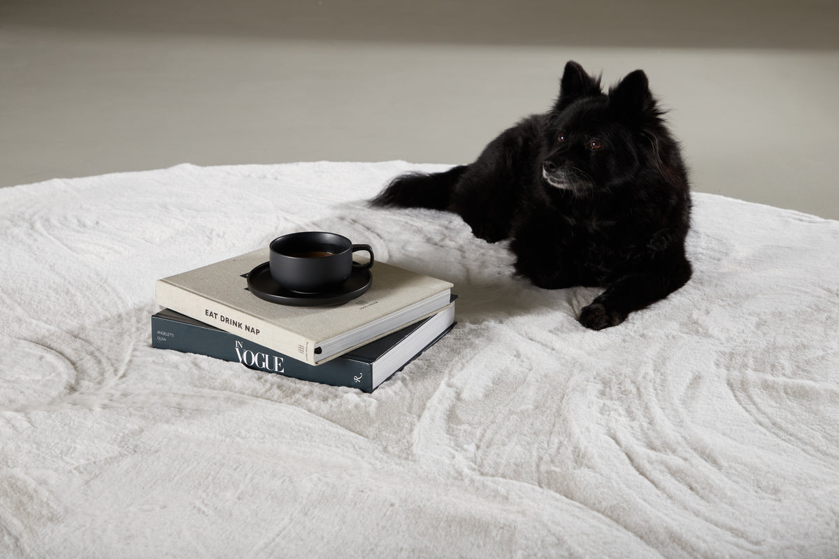 Nina Runda Mattor ⌀200 Vit