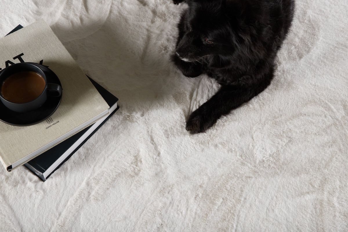 Nina Runda Mattor ⌀200 Vit