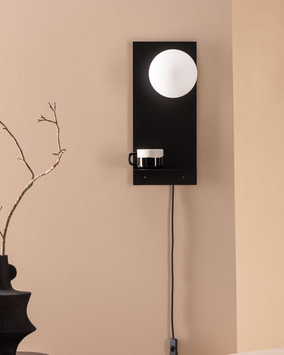 Troyes Vägglampa Svart