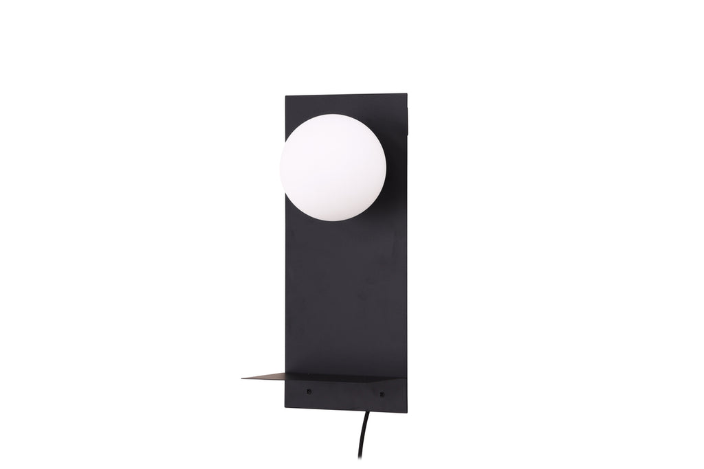 Troyes Vägglampa Svart