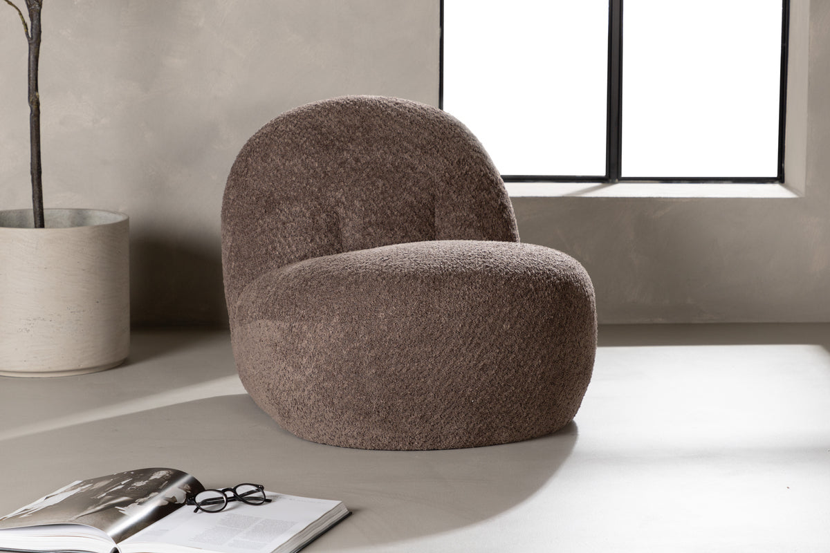 Omaha Loungefåtölj Brun