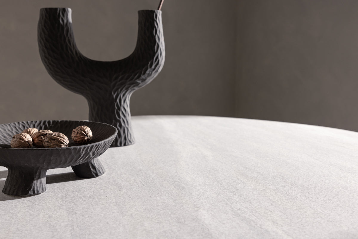 Grönvik Ovala Matbord 180 x 90 Ljusgrå