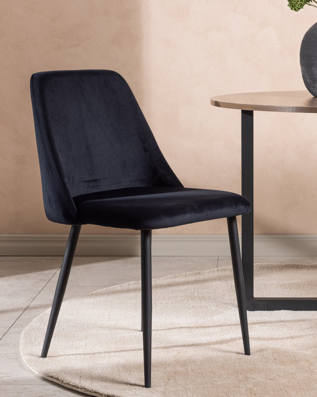 Night Matstolar 2-pack Svart